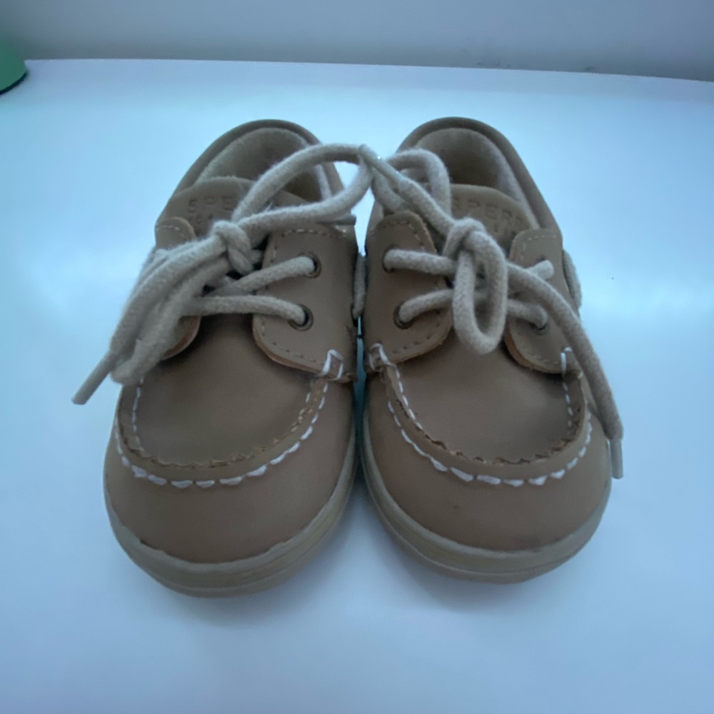 SPERRY Baby Boy Shoes Size 4 Brown Tan